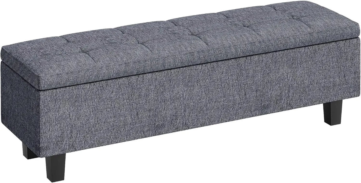 HOMCOM Ławka do siedzenia z miejscem do przechowywania: z drewna, 138 × 40 × 45 cm