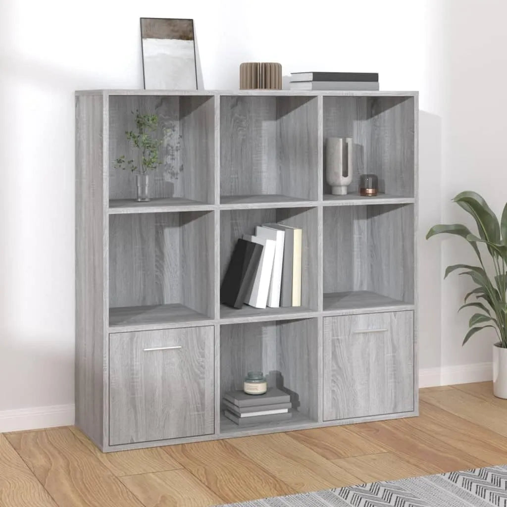 Klasyczny Regał na książki i regał stojący na książki z materiałem montażowym z materiału drewnopochodnego — z drewna, 98 × 30 × 98 cm, biały