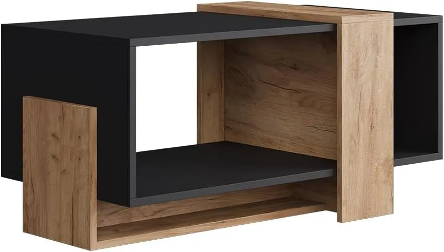 Vicco Stolik kawowy i ława do salonu: 91.8 × 49 cm, antracytowy