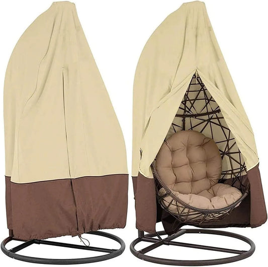 Fotel bujany – wodoodporna konstrukcja, 210D, 190 × 115 cm, 231 × 200 cm
