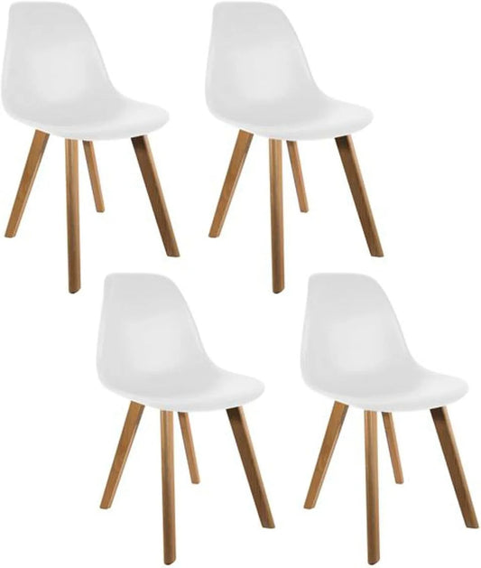Krzesło: DECO, z drewna, 2 × 52 × 86, 4 cm, 46, 20 × 52 × 86, 40 cm, biały, THE HD3074
