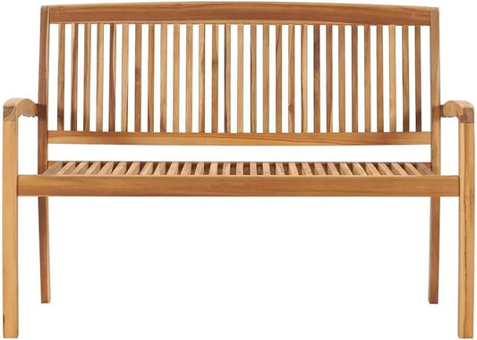 Ławka ogrodowa i ławka tarasowa 2-osobowa — z drewna, 120 cm