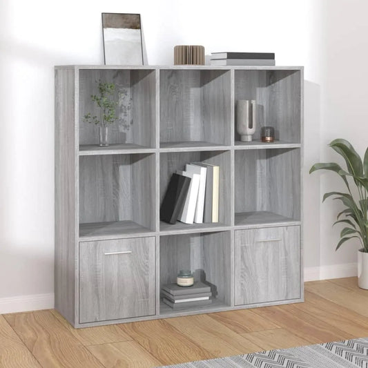 Klasyczny Regał na książki i regał stojący na książki z materiałem montażowym z materiału drewnopochodnego — z drewna, 98 × 30 × 98 cm, biały