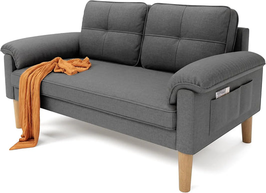Sofa – z podłokietnikami, 2-osobowa, 144 × 77 × 77 cm