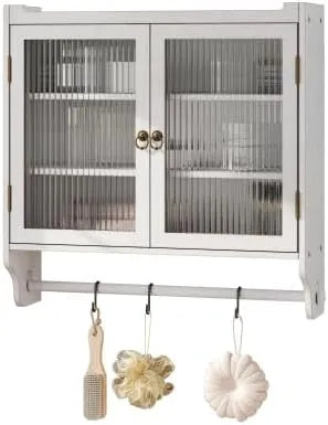 Nowoczesna szafka wisząca – z drewna, 63 × 18 × 60 cm