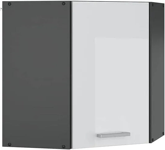 Vicco Szafka wisząca narożna 'R-Line' – 57 cm, biały