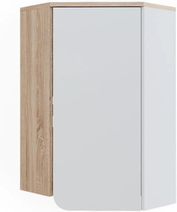 Vicco Narożna szafka ścienna 'Karen': 42.4 × 75 cm, biały