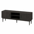 Szafka RTV z drewna czarna 150x40x50 cm